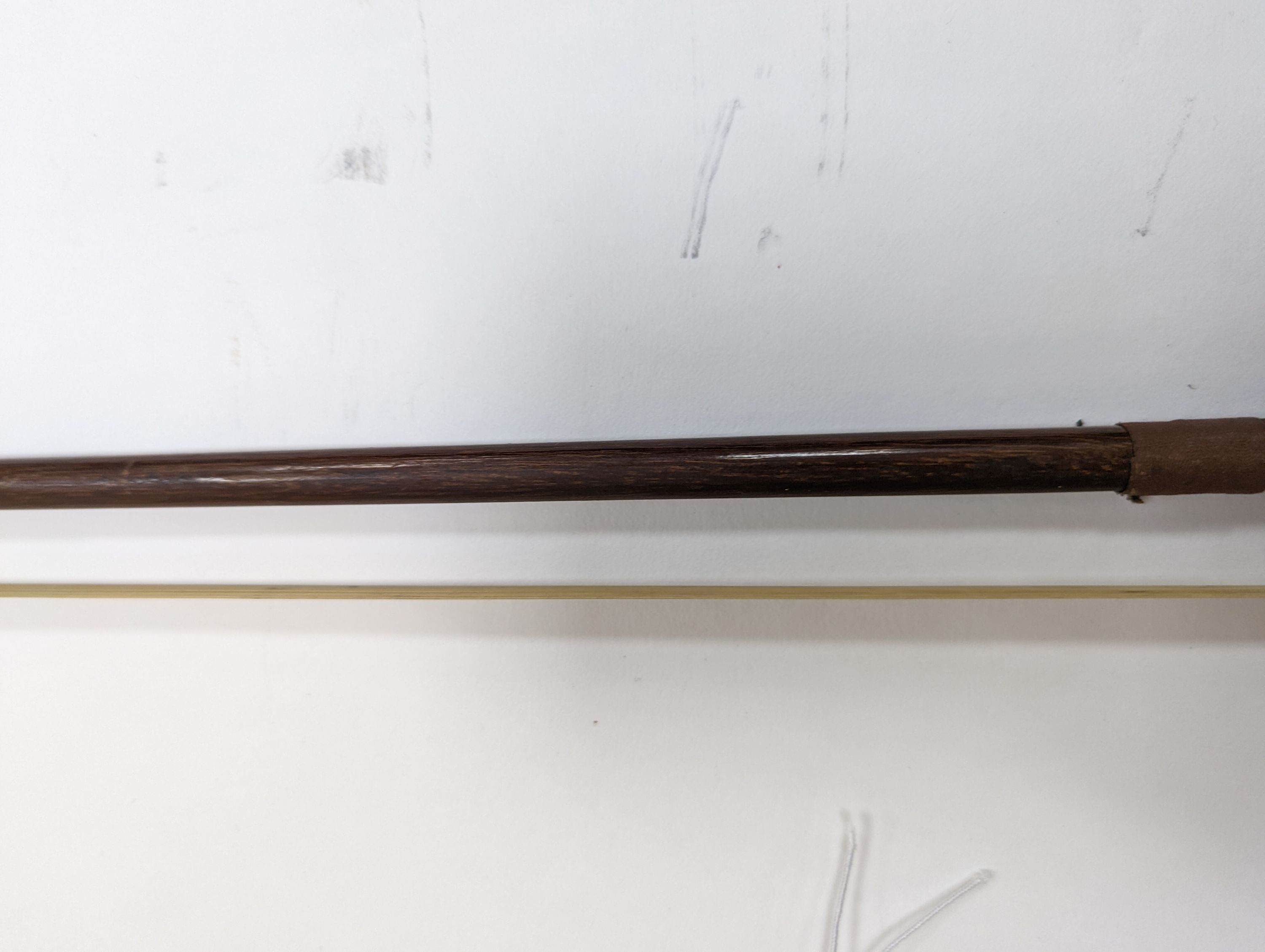 Two cased violins and bows, one with ‘Antonius Straduarius Cremonensis Faciebat Anno 17/13 Made In Czechoslovakia’ label to interior